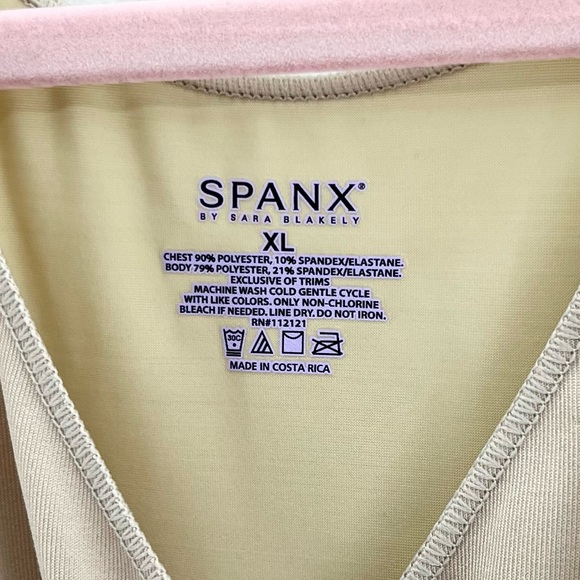 EUC SPANX Hide & Sleek Criss Cross Cami Nude XL - Picture 3 of 6